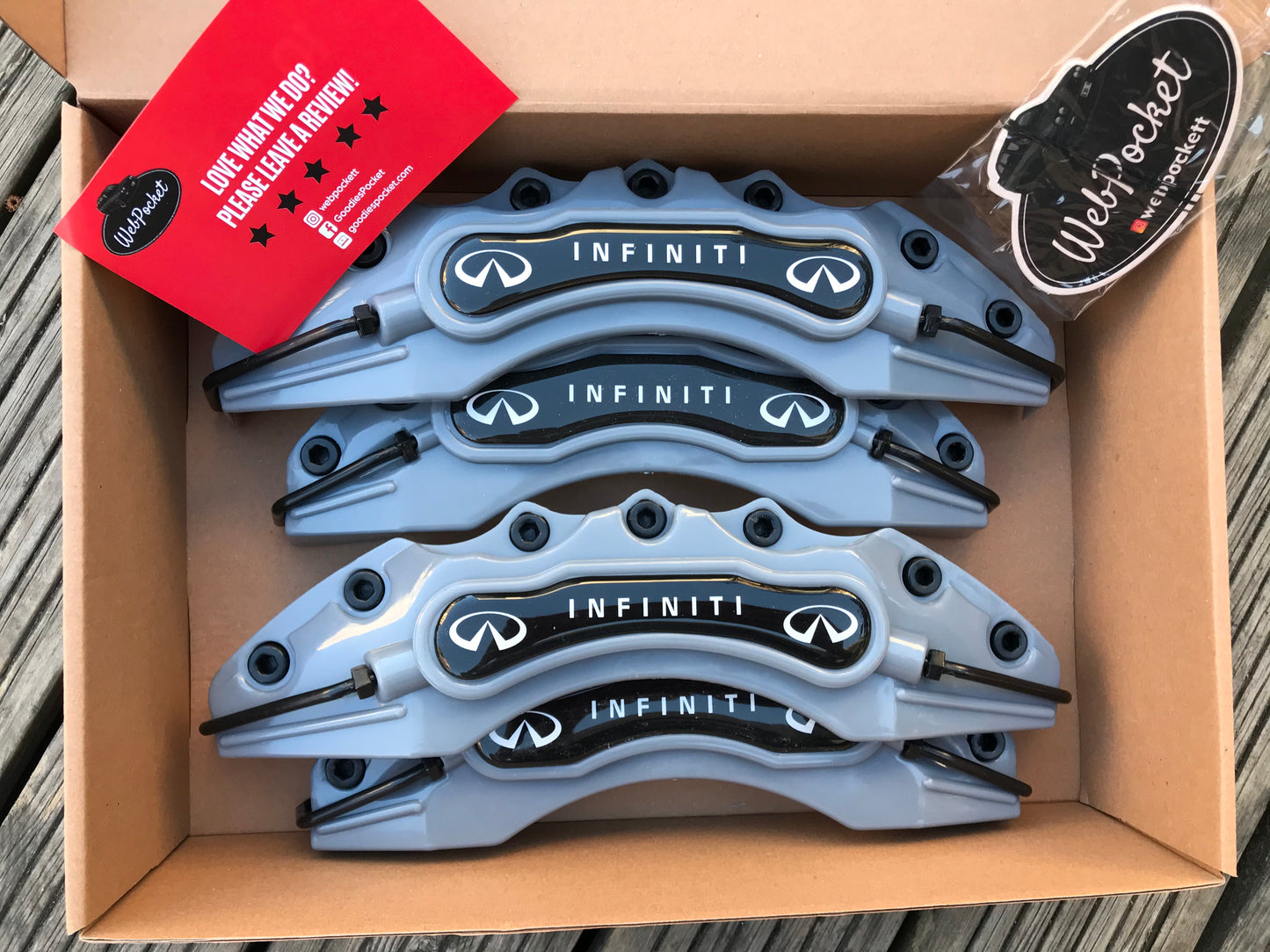 4pc Infiniti Brake Caliper Covers – High-Performance, Stylish Upgrade