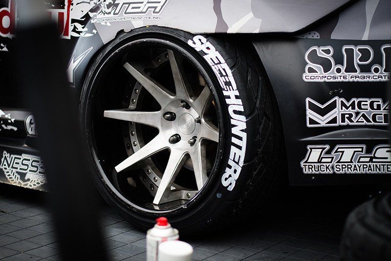 Permanent Tire Lettering Stickers Speedhunters 15''16''17'18'19'20 (8 DECAL Kit)
