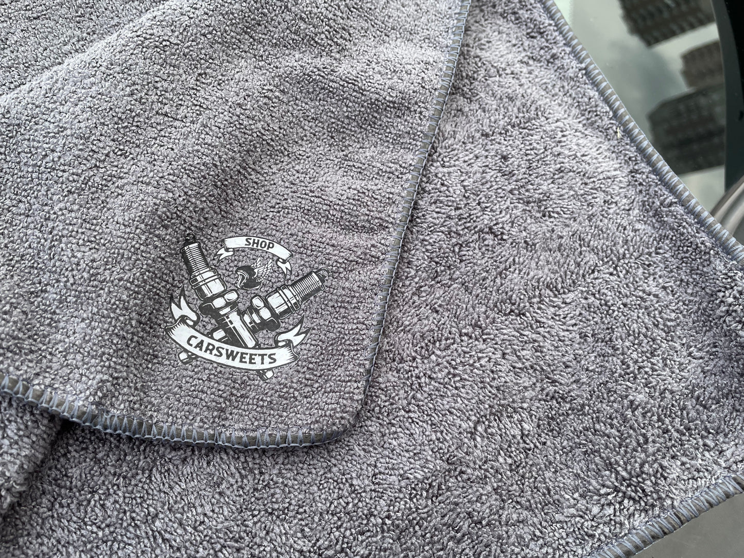 CarSweet Supreme Shine Microfiber Towels – 2 Pack | Ultra-Soft, Lint-Free Car Detailing Cloths