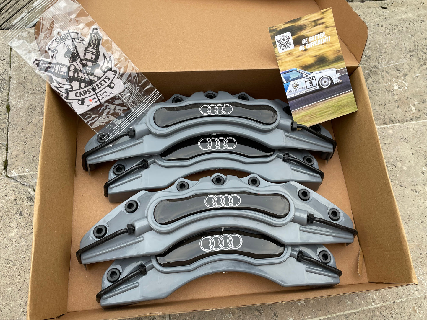 4Pc Brake Caliper Covers for Audi / Car Accessories