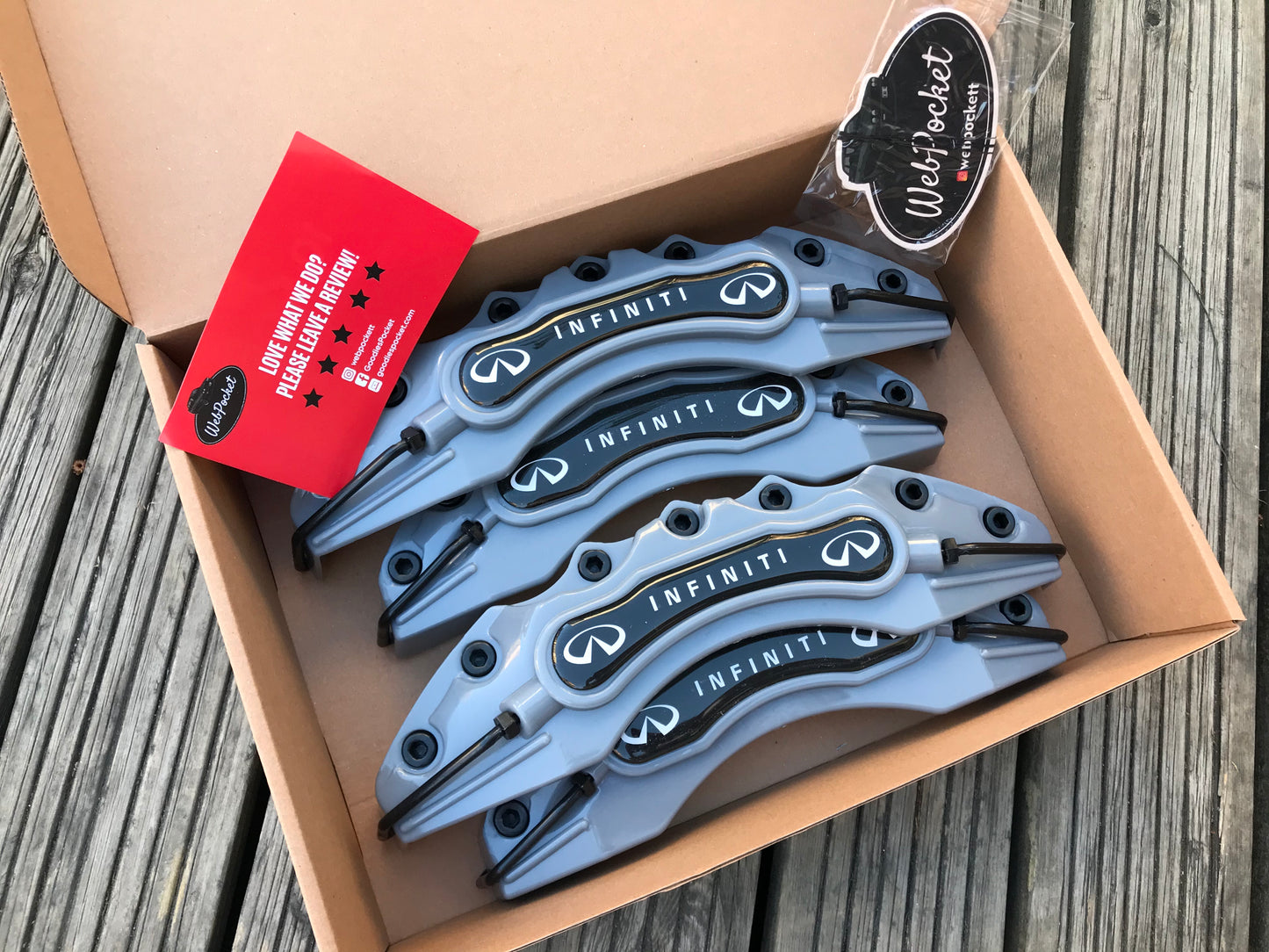 4pc Infiniti Brake Caliper Covers – High-Performance, Stylish Upgrade
