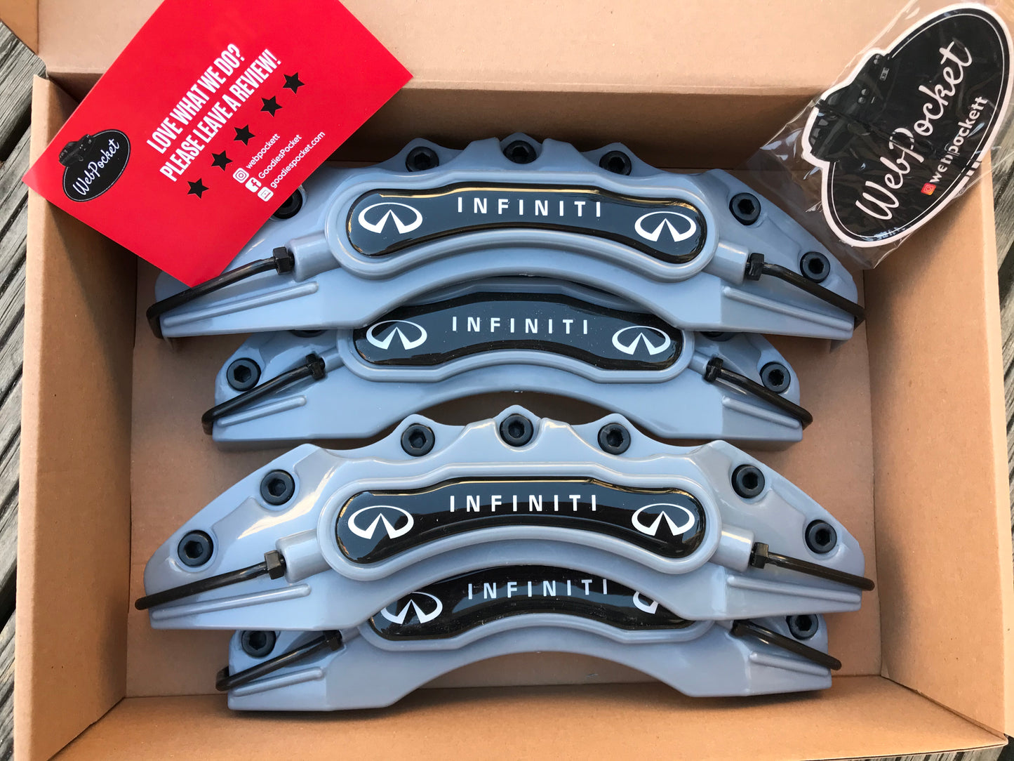 4pc Infiniti Brake Caliper Covers – High-Performance, Stylish Upgrade