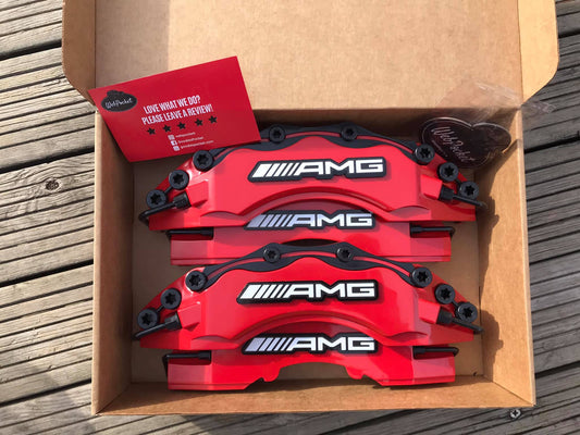 Mercedes Benz Red Big Brake Caliper Covers 4PCS / Mercedes Gift