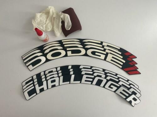 Permanent Tire Lettering Stickers Dodge Challanger 15''16''17'18'19'20 8 DECAL Kit
