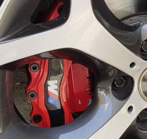 BMW Brake Caliper Covers 4pc Red E30 E36 E46 E39 E90 E91 E92 E60 F80 F82 M POWER / BMW Gift