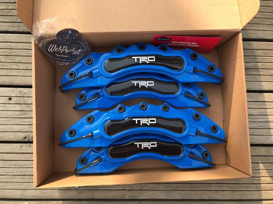 4pc Big Brake Caliper Covers for Toyota TRD Corolla Camry Avalon Yaris Blue