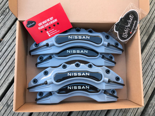 4Pc for Nissan Gray Big Brake Caliper Covers / Nissan Accesories