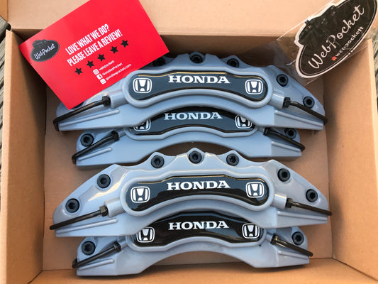 4pc Big Brake Caliper Covers for Honda Fit Jazz Civic S2000 TypeR Gray