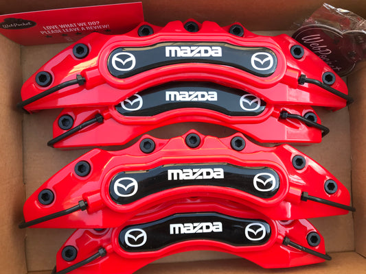 4pc Mazda Brake Caliper Covers Red / Car Accessories