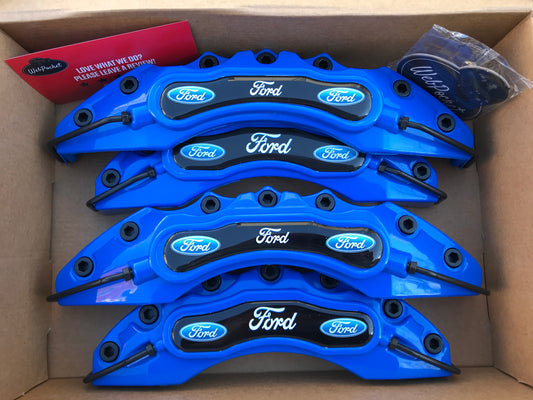 4pc Blue Ford Brake Caliper Covers / Car Accessories