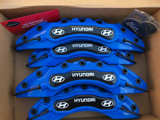 4pc Hyundai Brake Caliper Covers Blue/ Car Accessories